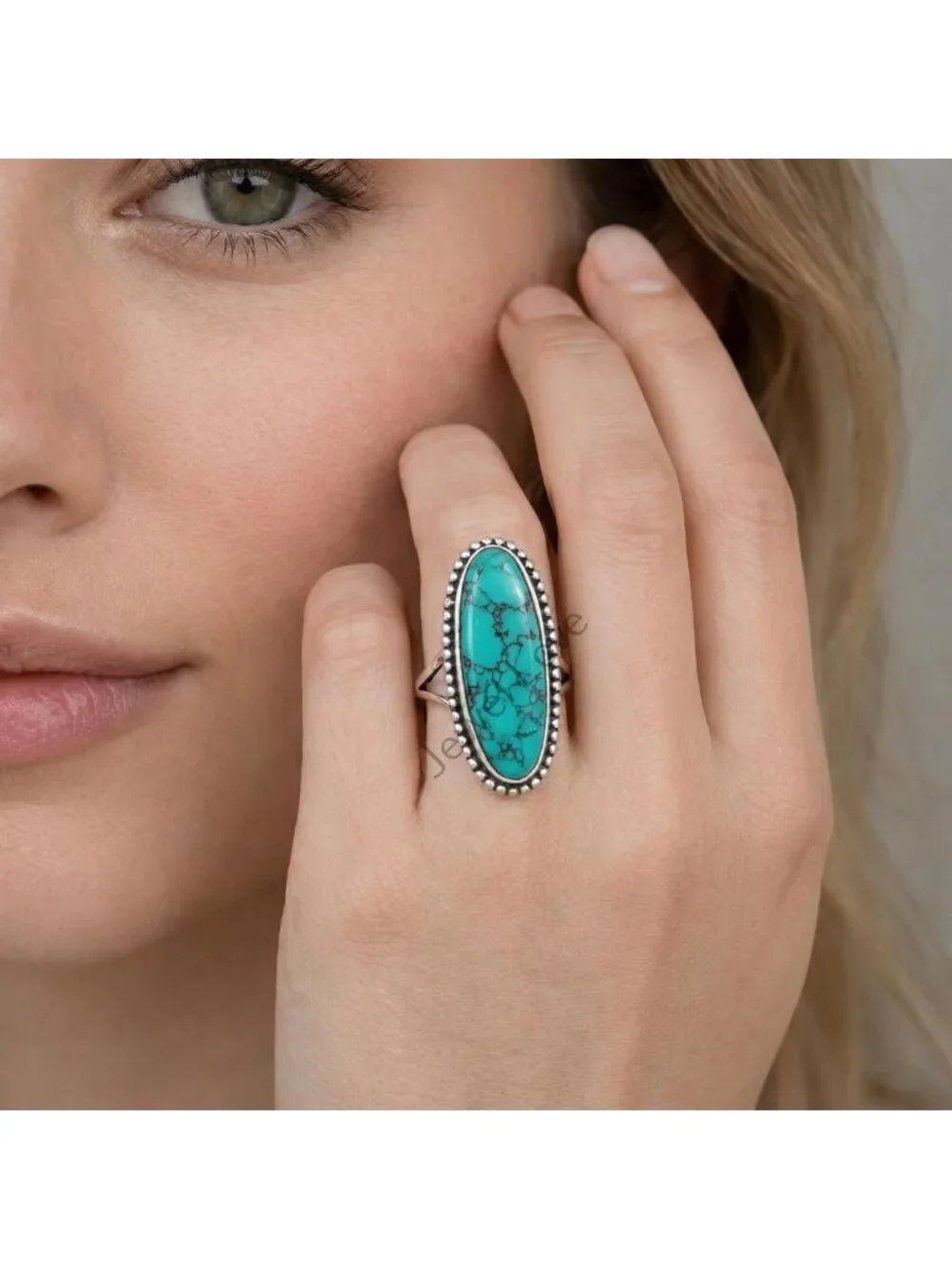 Dainty 925 Sterling Silver Gemstone Ring for Women | Bezel Set Jewelry Gift